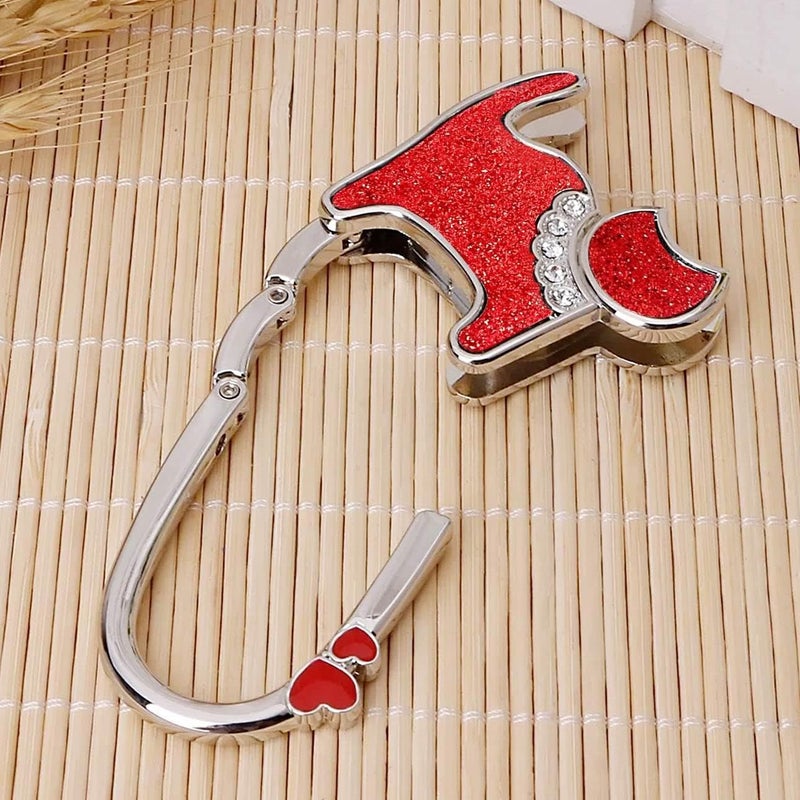 KSMD Variety Design Purse Hooks for Table and Bars,Portable Purse Hanger Organizers Hooks Handbag Pocketbook Holder Bag Storage for Desk,Foldable Folding Purse Table Hook Hanger - Image 4